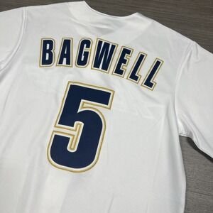 Nike Houston Astros Jeff Bagwell White Cooperstown Collection MLB Jersey /Size M